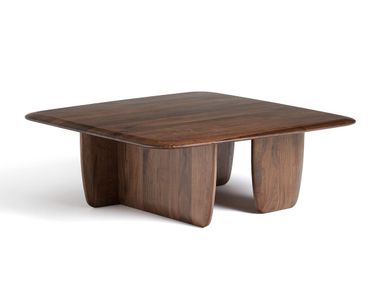 Mesa de centro quadrada baixa de nogueira ILOSS AMPM