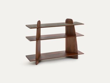 Walnut bookcase ILOSS AMPM