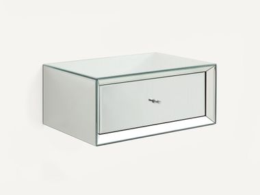 Comodino sospeso in vetro a specchio KHONSOU AMPM