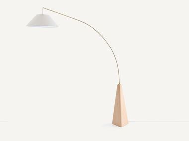Adjustable metal floor lamp NESTWOOD AMPM
