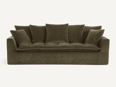 Straight velvet sofa OTAVIA AMPM