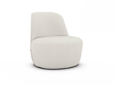 AMPM, ROSEBURY Poltroncina girevole in tessuto