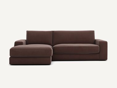 Ecksofa aus Samt SKANDER AMPM