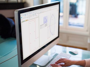 Structural calculation for pre-compressed reinforced concrete VERIFICHE CA AMV