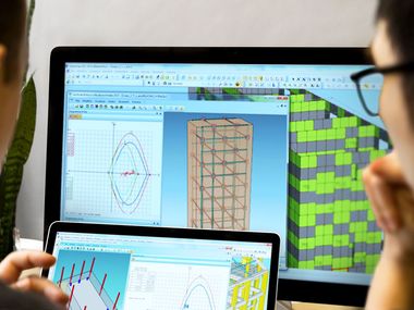 Structural calculation for pre-compressed reinforced concrete VERIFICHE RINFORZI AMV