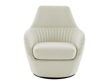 Poltrona girevole in tessuto con braccioli AMÉDÉE Ligne Roset