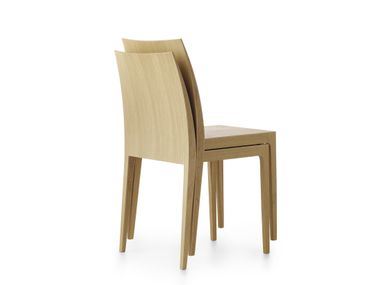 Stackable wooden chair ANNA RS Crassevig