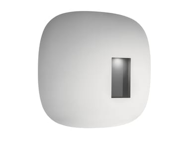 Wall-mounted mirror with cabinet APERTURE