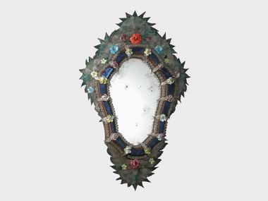 Specchio in vetro di Murano con cornice da parete ARAGONA Sogni Di Cristallo