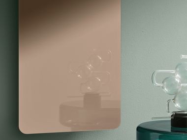 Glass decorative radiator GLASS ARBLU