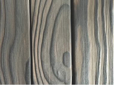 Outdoor Accoya® wood wall tiles ARDES FLAME ACCOYA