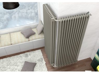 Radiatore Cordivari ARDESIA 4 COLONNE Ad Acqua In Acciaio Elemento H=600 I= 544 - Quaranta Store - Foto 4