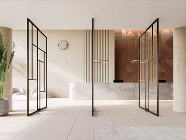 Drehtür aus Glas DIVINA - PIVOTING DOOR ARLU