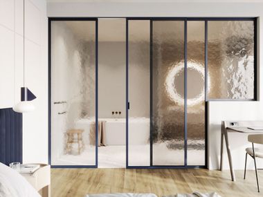 Porta scorrevole in vetro DIVINA - SLIDING DOOR ARLU