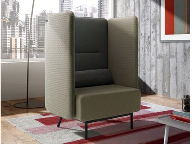 Sessel aus Stoff mit USB AROUND Leyform