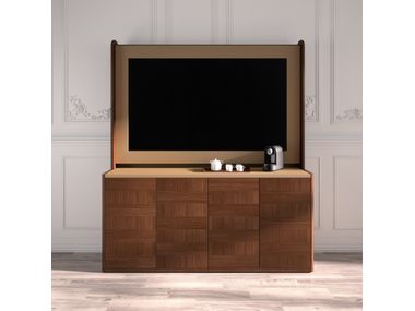 ARTDECO Low wood veneer office storage unit By Ofifran | design Vicent ...