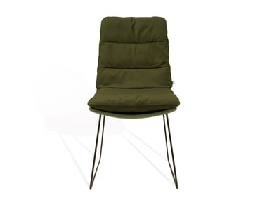 Sled base upholstered chair ARVA | Sled base chair