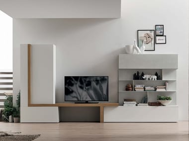 Parete attrezzata componibile ATLANTE UNIT AT127 Tomasella