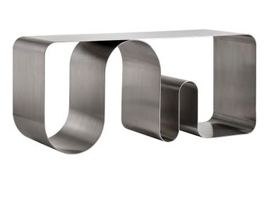 Banco de acero inoxidable CURVA SOLID AYTM