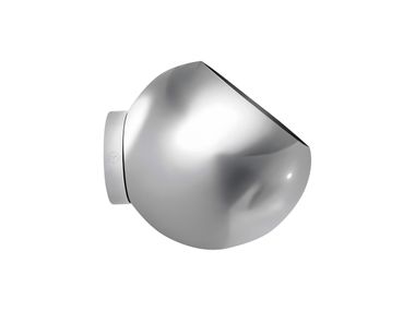 Wall-mounted stainless steel vase GLOBE AYTM