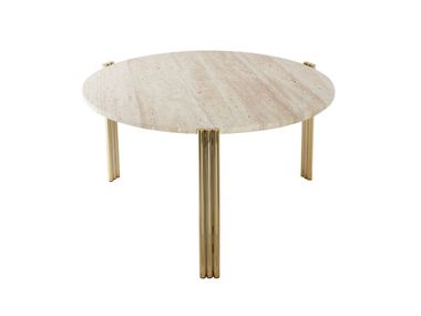 Round travertine coffee table TRIBUS AYTM