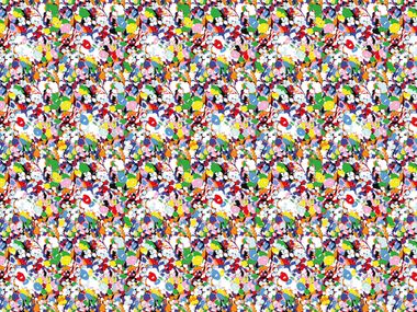 Laminato decorativo SPRINKLE 04 MULTICOLOR 6285 Abet Laminati