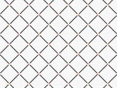 Laminato decorativo TILES 03 4COLOURS7WHITE 6288 Abet Laminati