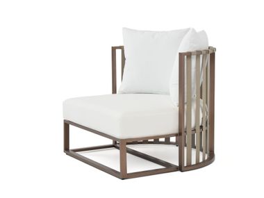 Poltrona da giardino in alluminio con braccioli BOGOTA Able