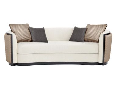 Divano curvo in pelle a 3 posti BOLD Able