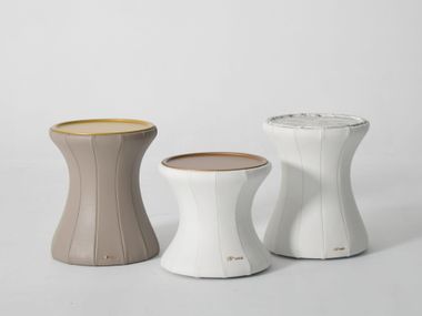 Tavolino in pelle da salotto BRIA Able