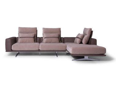 Divano componibile angolare in tessuto con penisola CARLTON Able