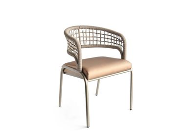 Sedia da giardino in alluminio con braccioli DAFINA Able