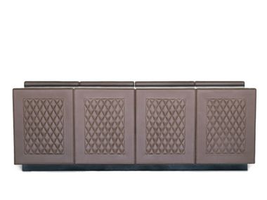 Madia in pelle con ante a battente GLORIA Able