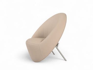 Poltroncina in pelle KYLIE Able