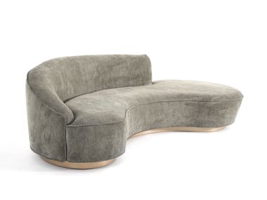 Divano curvo in tessuto OSCAR Able