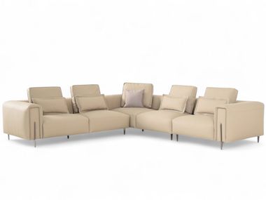 Divano angolare in pelle OXFORD Able