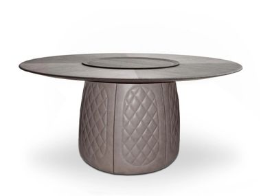 Round MDF table with ceramic insert POSITANO Able