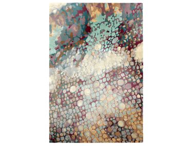Rectangular patterned long pile rug MIRAGE Ademi