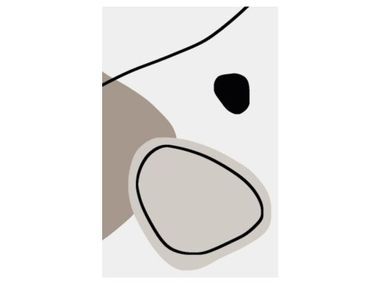 Patterned rectangular rug RING Ademi
