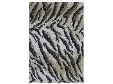 Patterned rectangular custom rug TIGER Ademi