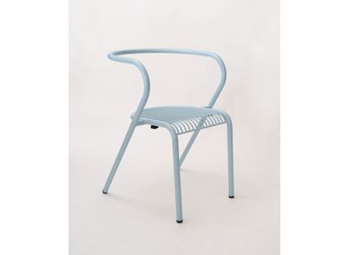 5008 Metal garden chair with armrests By Adico