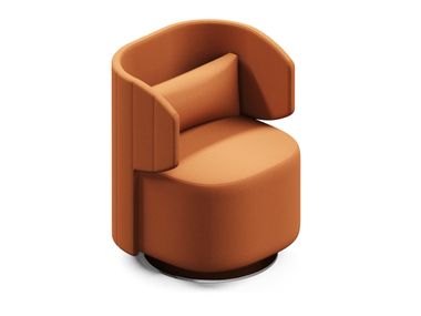 Lobby chair with armrests MAJI LOW QUILTED Adrenalina