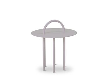 Round metal coffee table OBIQUO LOW Adrenalina