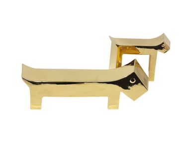 Ceramic decorative object DOG & BASSOTTO Adriani e Rossi edizioni