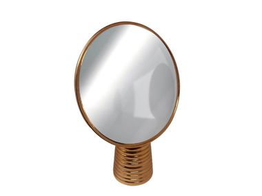 Table-top round ceramic mirror ERA Adriani e Rossi edizioni