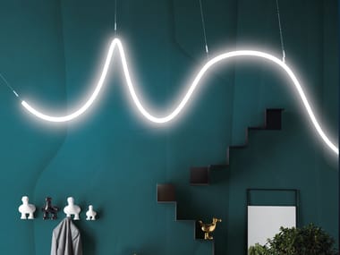 Adriani e Rossi edizioni, FLASH Lampada a sospensione a LED in silicone