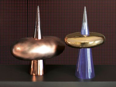 Glass and ceramic decorative object FUJI Adriani e Rossi edizioni