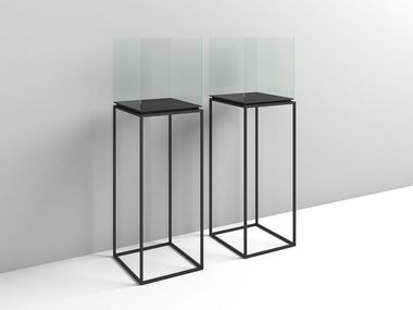 Sectional glass display cabinet TECA Adriani e Rossi edizioni