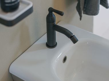 Countertop single handle bidet mixer MEMORY CLASSIC Agape