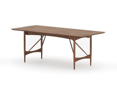 Rectangular solid wood table AVIATOR Air Division